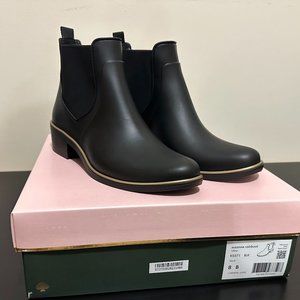 Suzanne Rain Boots Faux Leather | kate spade new york